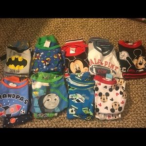 2t boys pajama lot